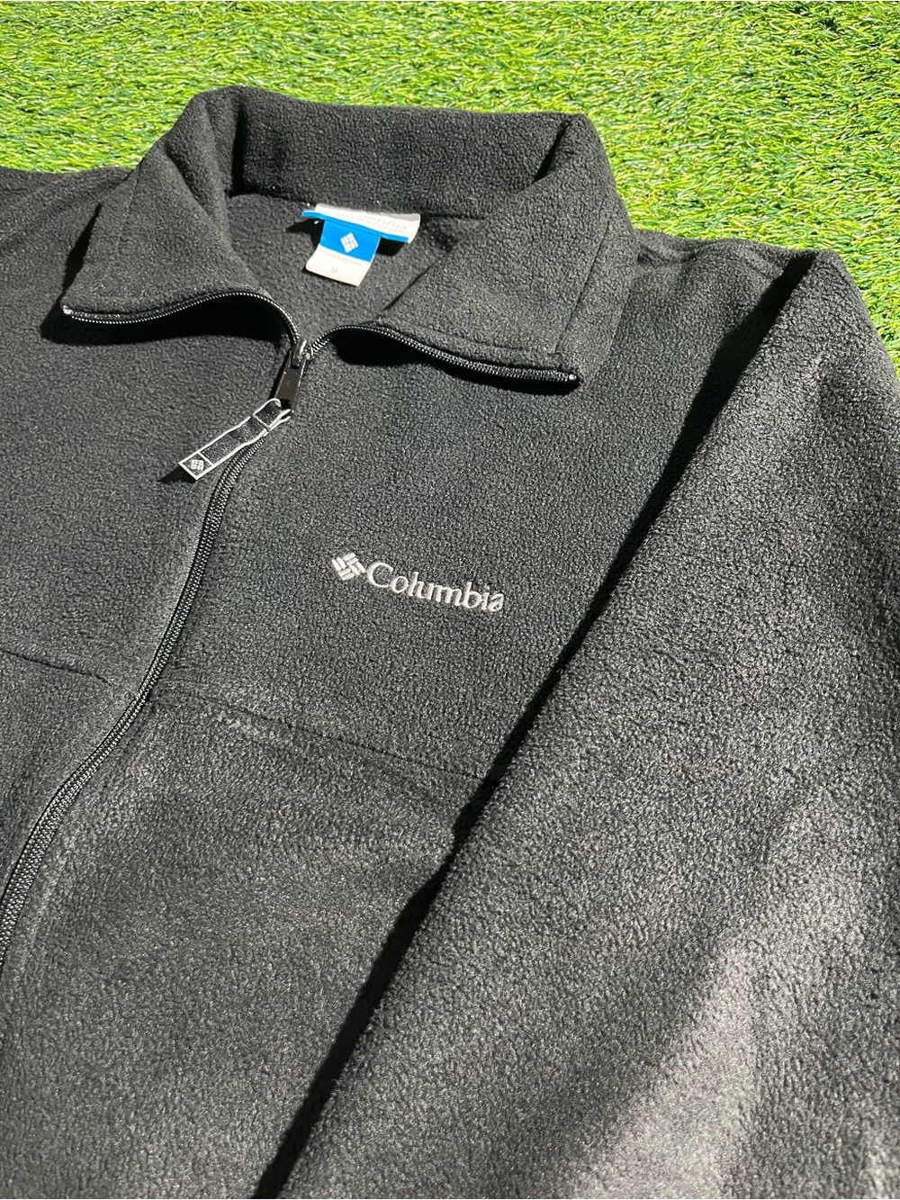 Columbia Men's Black Fleece Jacket - Full Zip